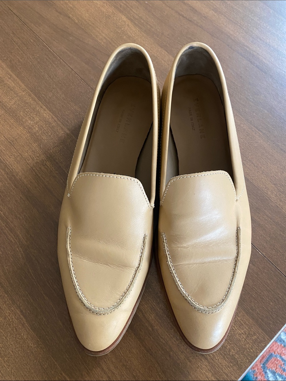 Everlane Tan Leather Loafers